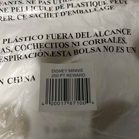 Sephora + Disney Minnie Mouse canvas bag limited collection NEW.   B61 - Picture 4 of 4